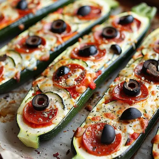 Zucchini Pizza Boats Recipe