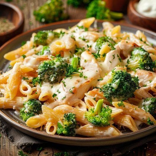 Creamy Chicken and Broccoli Pasta