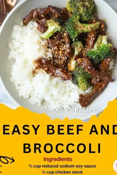 EASY BEEF AND BROCCOLI