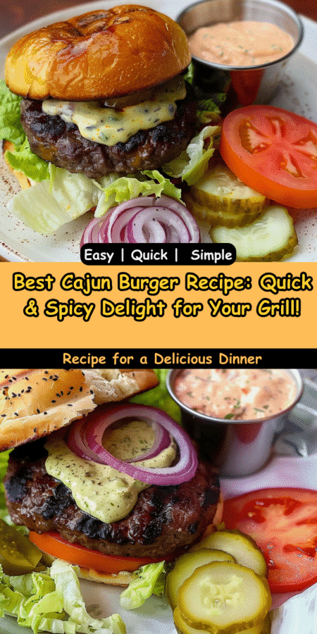 Cajun Burger Recipe: Discover a Flavorful Twist 5 Best Cajun Burger Recipe Quick Spicy Delight for Your Grill