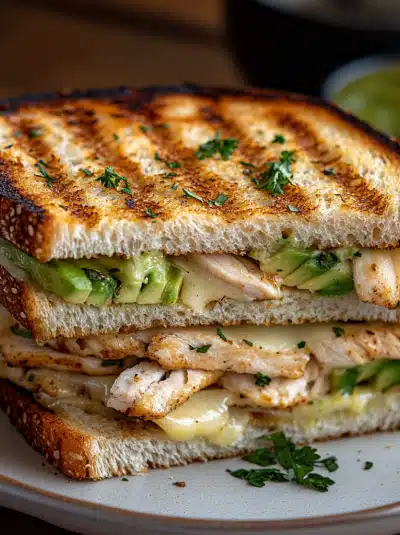 Chicken Avocado Melt Sandwich