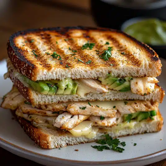 Chicken Avocado Melt Sandwich