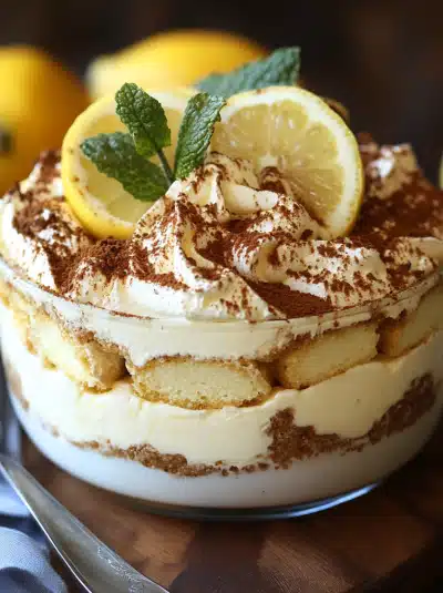 Lemon Tiramisu Recipe