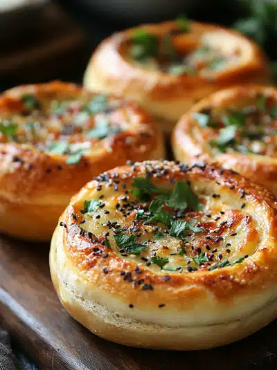 Quiche Stuffed Bagels