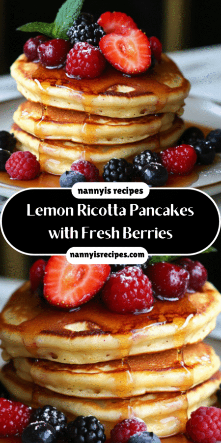 Lemon Ricotta Pancakes with Fresh Berries: Taste Bliss! 5 Spain 33