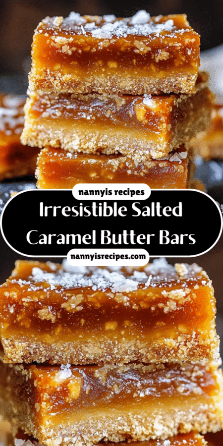 Irresistible Salted Caramel Butter Bars you can't resist! 4 10 4