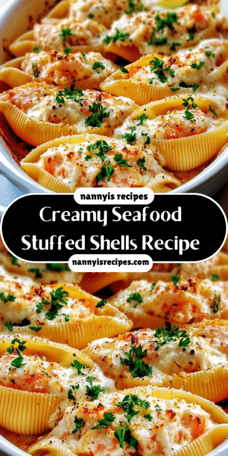 Creamy Seafood Stuffed Shells Recipe: Irresistibly Savory Delights 4 Creamy Seafood Stuffed Shells Recipe