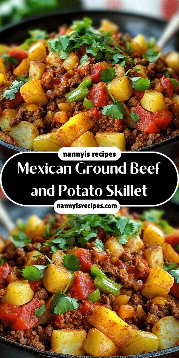 Mexican Ground Beef and Potato Skillet: Easy Recipe Here! 4 10 7