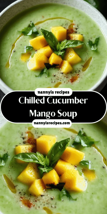 Chilled Cucumber Mango Soup: A Refreshing Summer Delight! 4 11 4