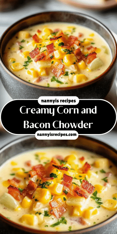 Creamy Corn and Bacon Chowder (Grilled Corn Version) you’ll love! 4 14 2
