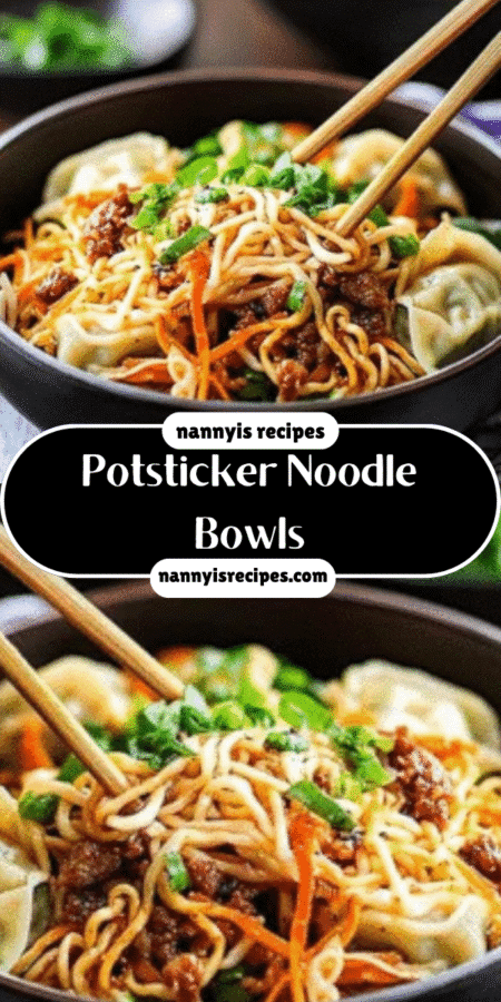 Potsticker Noodle Bowls: A Delicious Healthy Delight! 4 15 1