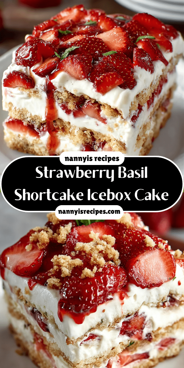 Strawberry Basil Shortcake Icebox Cake: A Must-Try Delight! 4 18 5