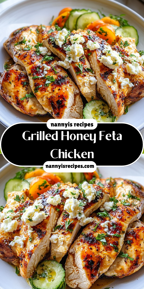 Grilled Honey Feta Chicken