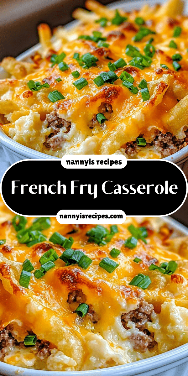 French Fry Casserole: The Ultimate Comfort Dish Recipe 4 French Fry Casserole
