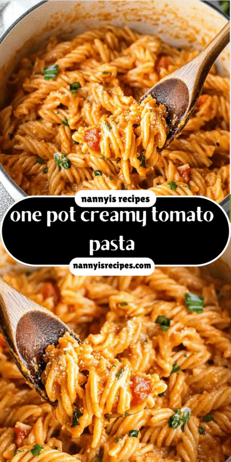 One Pot Creamy Tomato Pasta: Easy Recipe You’ll Love! 4 2 4