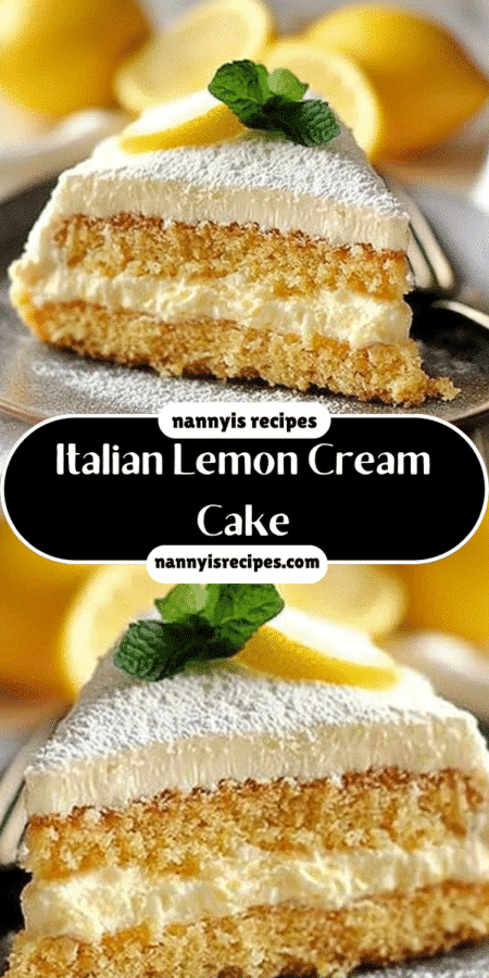 Italian Lemon Cream Cake is a Delightful Recipe! 6 2 8