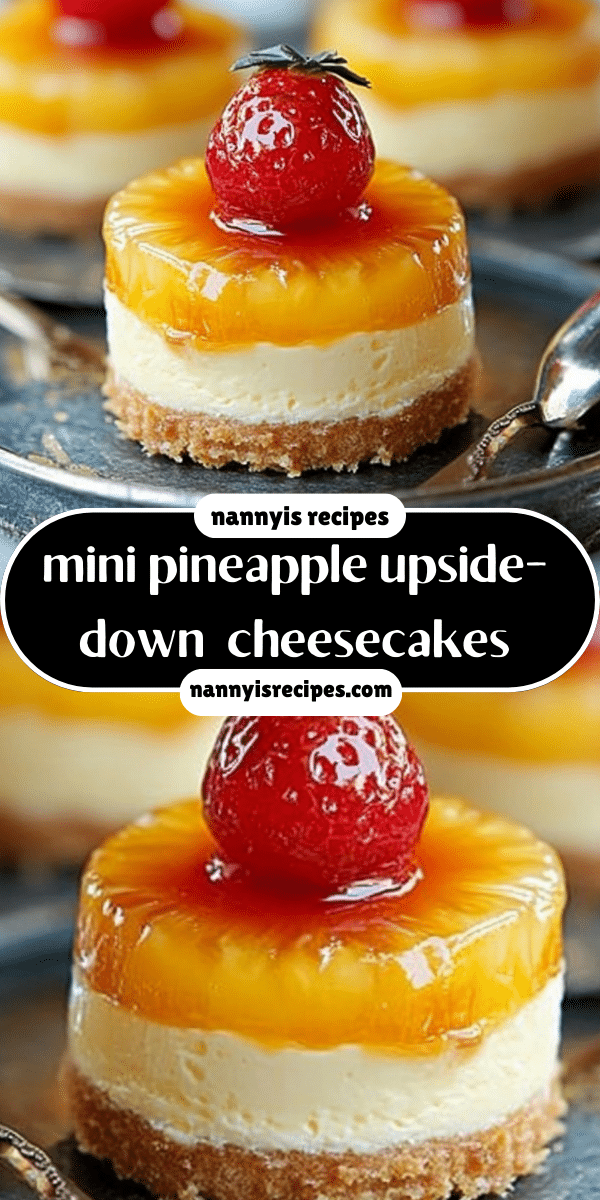 Mini pineapple upside-down cheesecakes are a must-try! 4 20