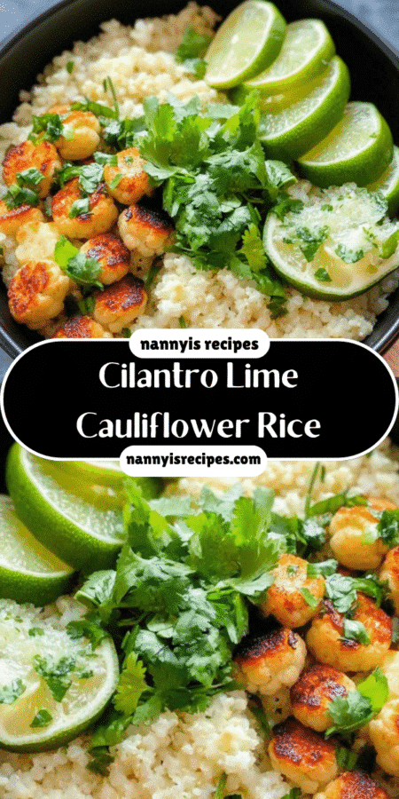 Cilantro Lime Cauliflower Rice: A Flavorful Low-Carb Delight! 4 24 2