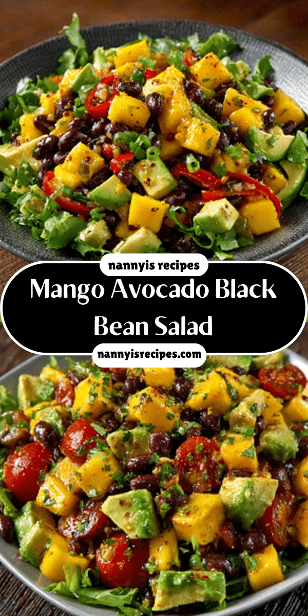Mango Avocado Black Bean Salad: Fresh & Flavorful Delight! 4 25 4