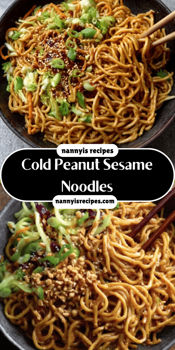 Cold Peanut Sesame Noodles: Discover the Perfect Recipe! 4 32