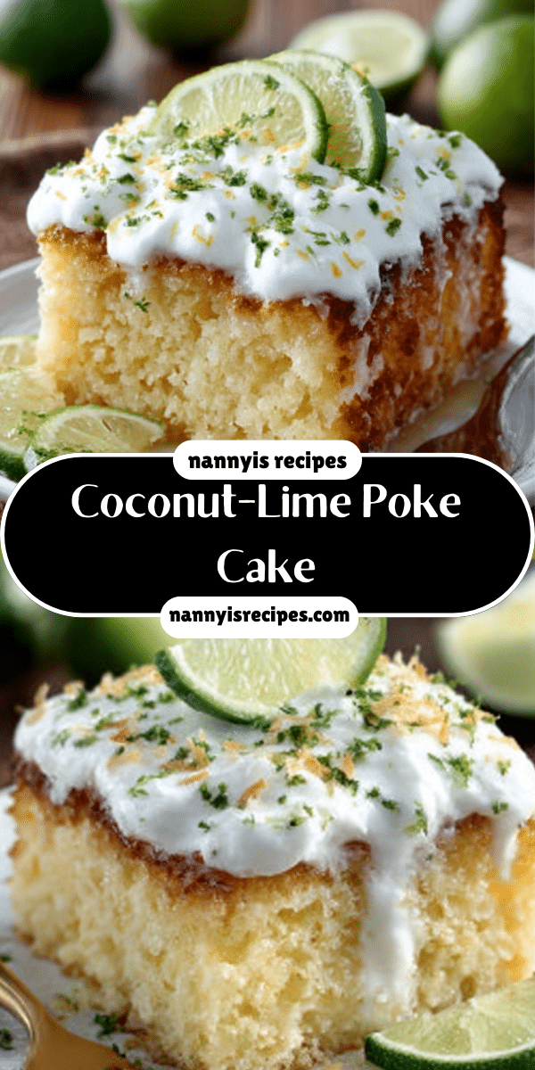 Coconut-Lime Poke Cake: A Refreshingly Delicious Treat! 4 4 11