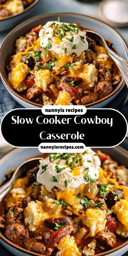 Slow Cooker Cowboy Casserole