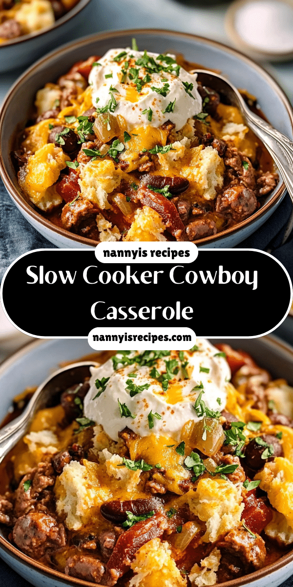 Slow Cooker Cowboy Casserole: A Hearty Family Favorite! 4 Slow Cooker Cowboy Casserole