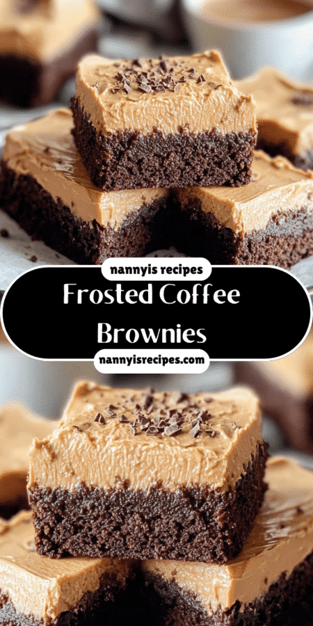 Frosted Coffee Brownies