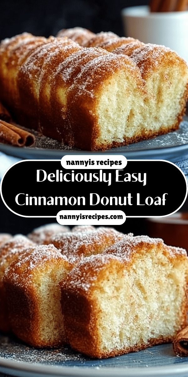 Deliciously Easy Cinnamon Donut Loaf: Bake Like a Pro! 4 5 5