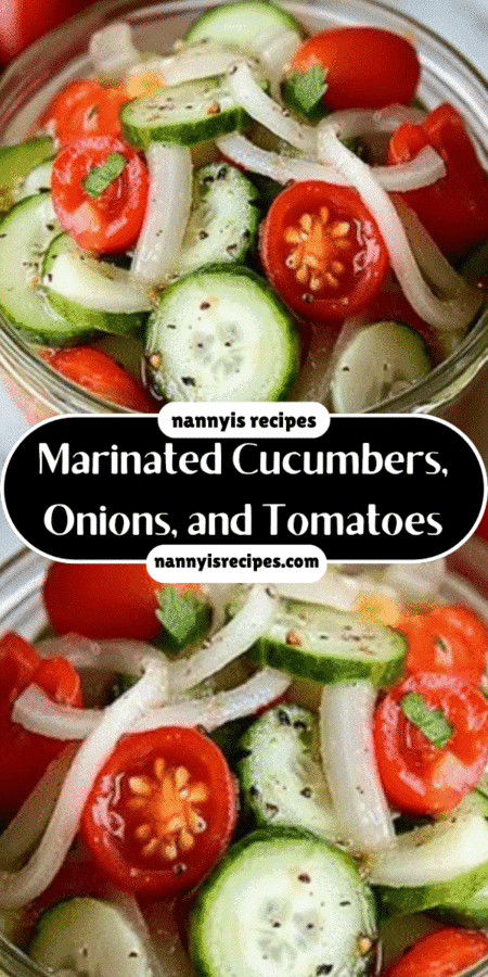 Marinated Cucumbers, Onions, and Tomatoes: A Refreshing Treat 4 5 6