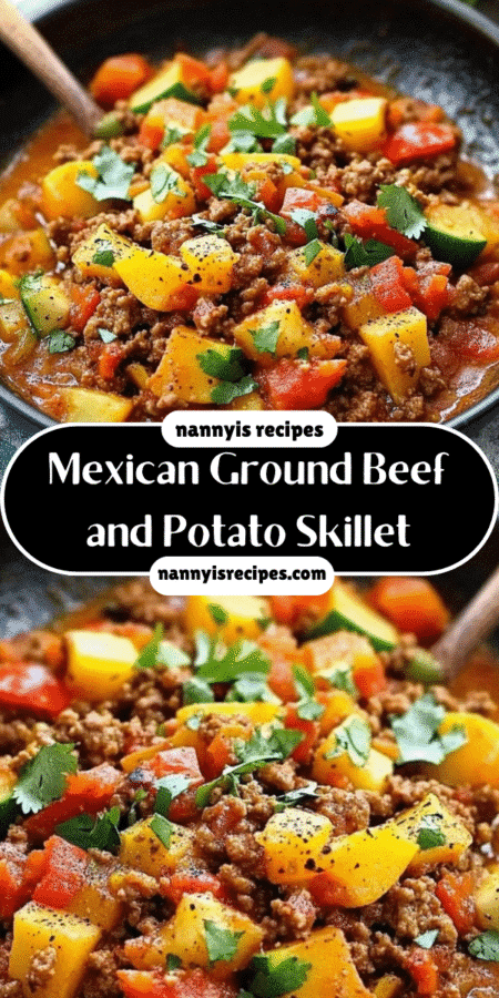Mexican Ground Beef and Potato Skillet: A Must-Try! 4 5 8