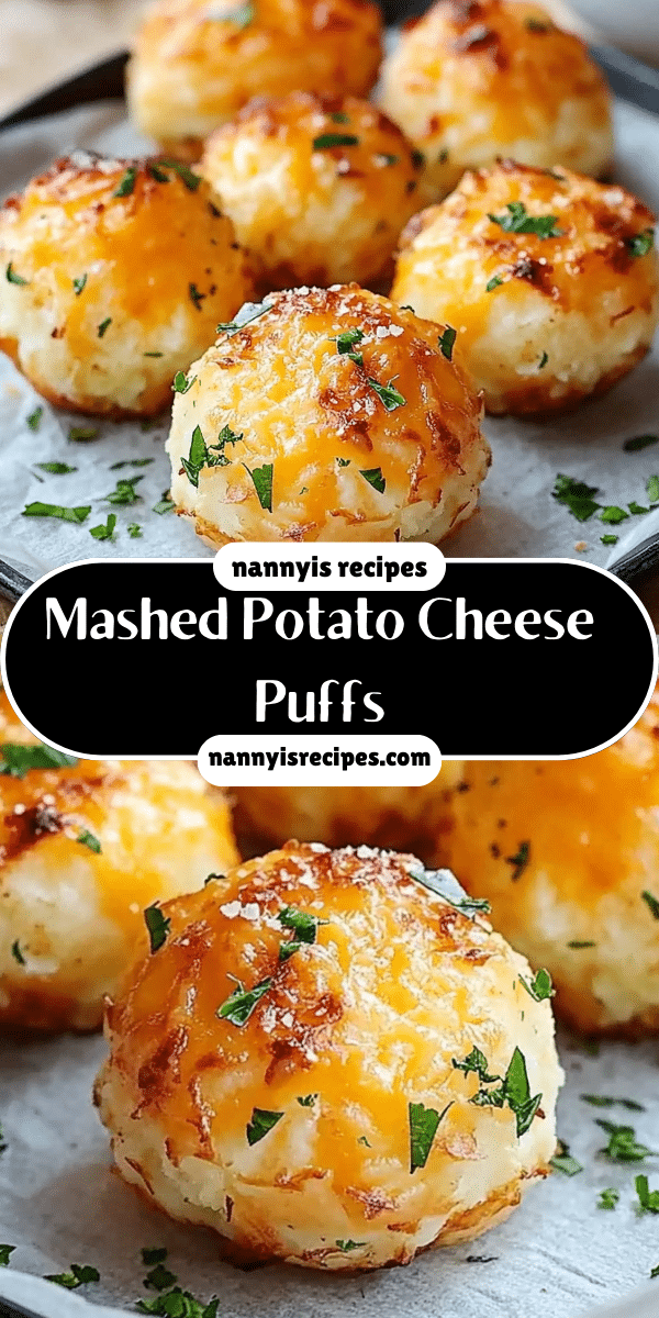 Mashed Potato Cheese Puffs
