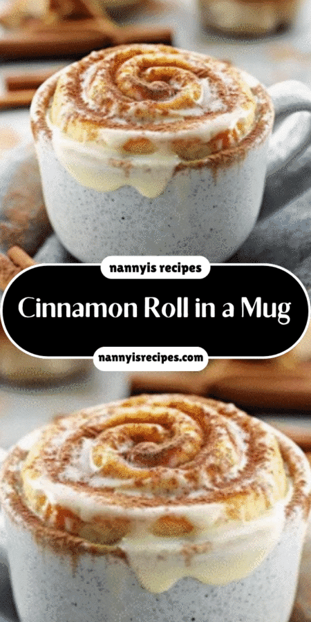Cinnamon Roll in a Mug: Easy Mug Cake Recipe Delight! 4 6 6