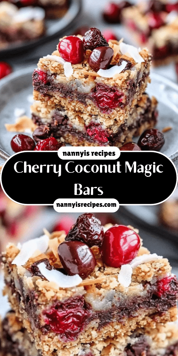 Cherry Coconut Magic Bars that Everyone Will Love! 4 6 8