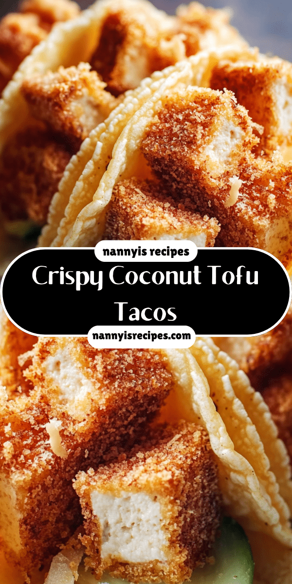 Crispy Coconut Tofu Tacos: A Flavorful Vegan Delight! 4 6 9