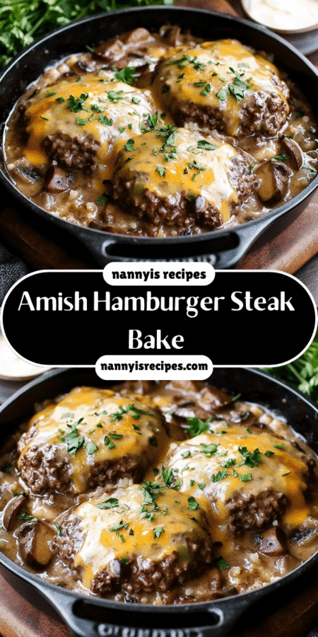 Amish Hamburger Steak Bake: A Comforting, Low-Carb Delight 4 Amish Hamburger Steak Bake