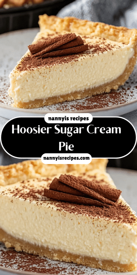 Hoosier Sugar Cream Pie