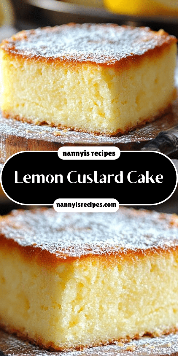 Lemon Custard Cake