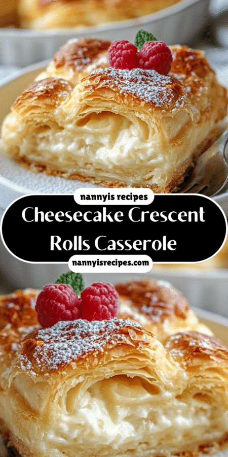 Cheesecake Crescent Rolls Casserole: A Sweet Surprise! 4 8 7
