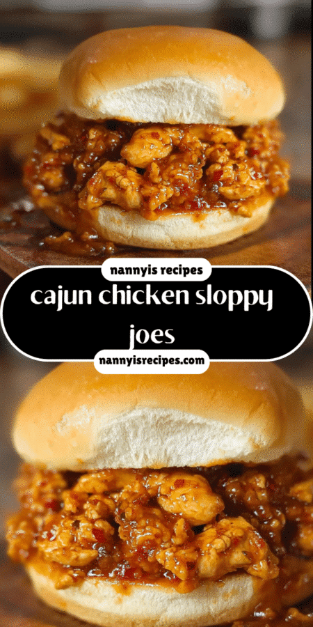 Cajun Chicken Sloppy Joes: Spice Up Dinner Tonight! 4 Cajun Chicken Sloppy Joes