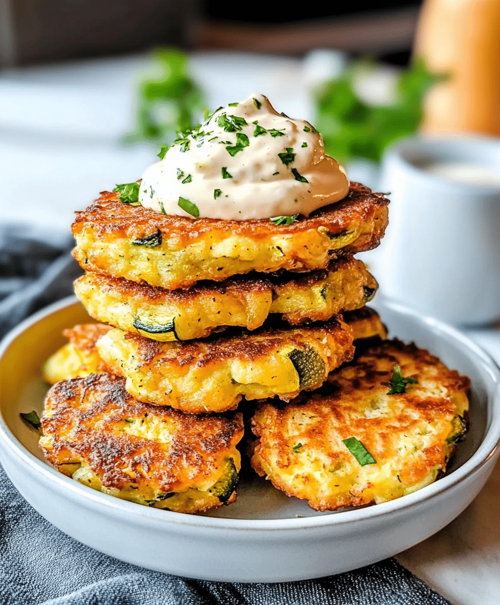 Air Fryer Zucchini Fritters