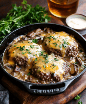 Amish Hamburger Steak Bake