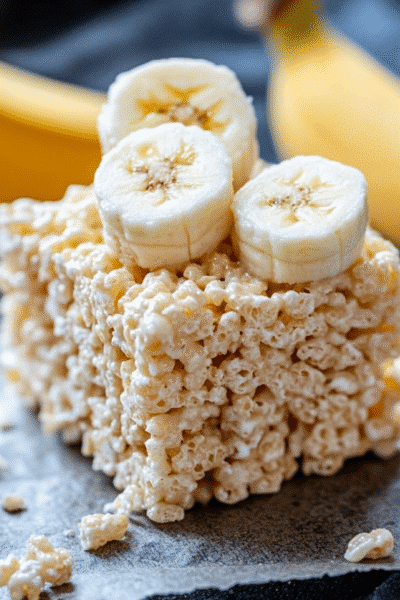 Banana Pudding Rice Krispie Treats