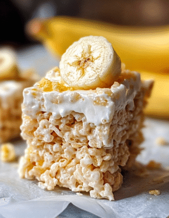 Banana Pudding Rice Krispie Treats