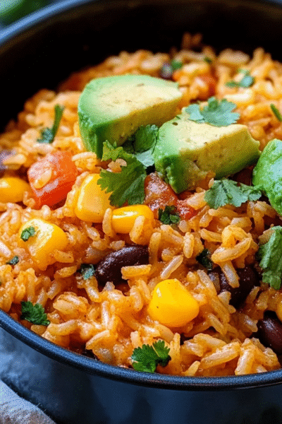 Best One Pot Mexican Rice Casserole