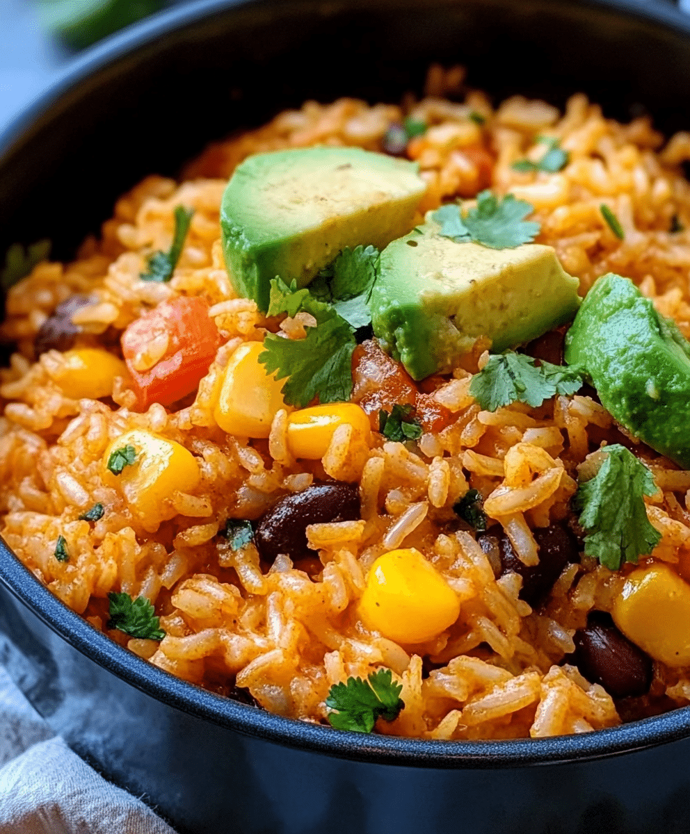 Best One Pot Mexican Rice Casserole