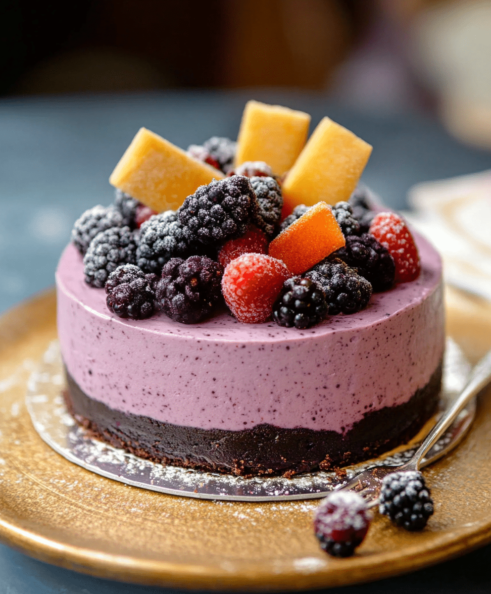 Blackberry Mousse Cake: Irresistibly Creamy Dessert Recipe 3 Blackberry Mousse Cake