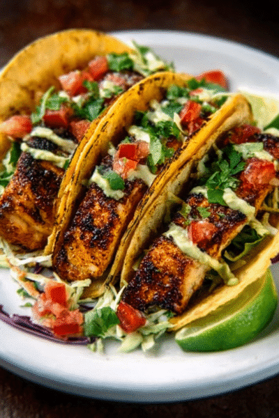 Blackened Mahi-Mahi Tacos