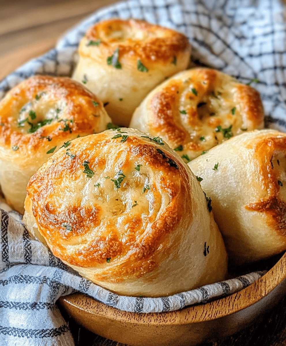 Cheesy Garlic Butter Rollups