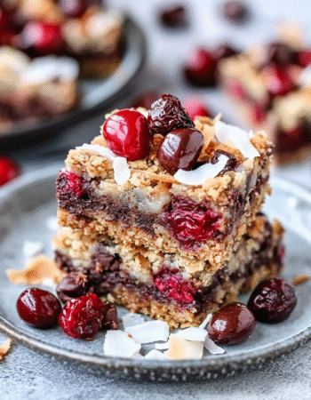 Cherry Coconut Magic Bars